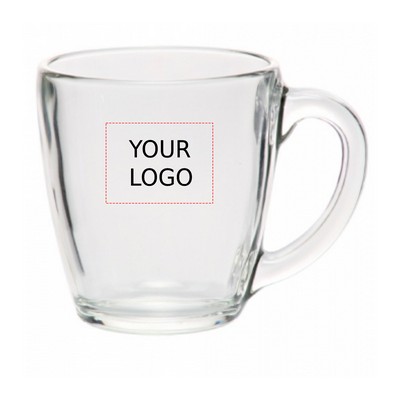 Clear Elegant Tapered Glass Mug, 15.5 oz.