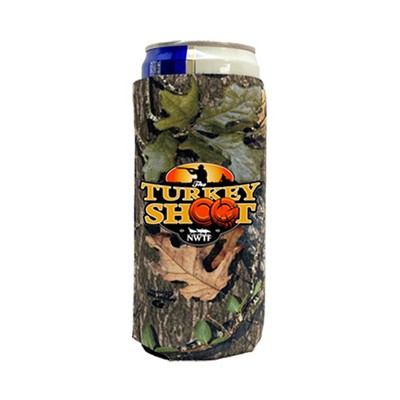 Premium Mossy Oak or Realtree Full Color Dye Sublimated Collapsible Foam Seltzer Slim Can Insulator