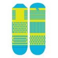 Hyper Yellow/Turquoise Blue Cherokee® Infinity® Hustle Socks