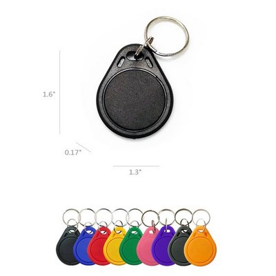 Round ABS RFID Keychain Tags - Secure Door Entry Access