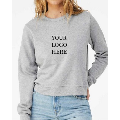 BELLA + CANVAS® Women's Sponge Fleece Classic Crewneck Sweatshirt