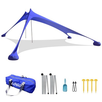 Portable Beach Tent (118''X118'')