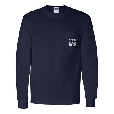 Gildan® Ultra Cotton® Long Sleeve Pocket T-Shirt