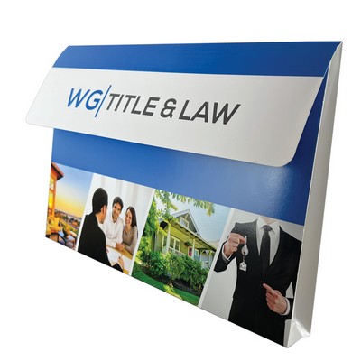 Legal Size Expansion Portfolio with Sealed Gusset Printed Full Color