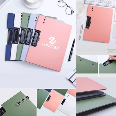 A4 Binder Punchless File Folder Office Documents Folder Clipboard Metal Clip Letter Size