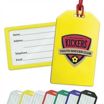 Rigid Plastic Luggage Tag Holders