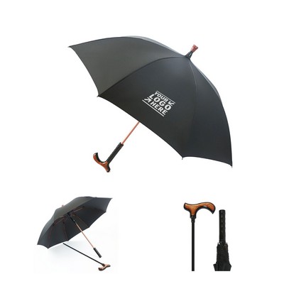 2 in 1 Walking Canes Umbrella