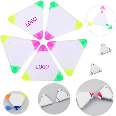 3 In 1 Triangle Shape Highlighter Pen