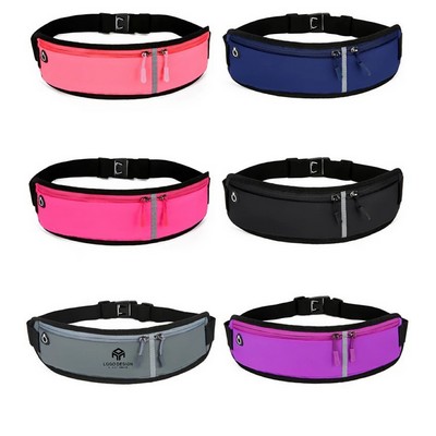 Reflective Runner Pouch Belt