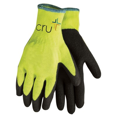 Hi-Viz Palm Dipped Gloves with Oversized DTF