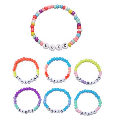 Cutomized Beaded Team Bracelet