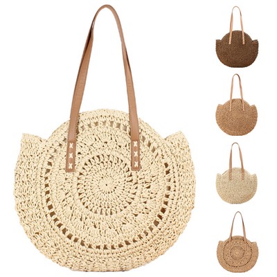 Large Round Bohemian Shoulder Bag