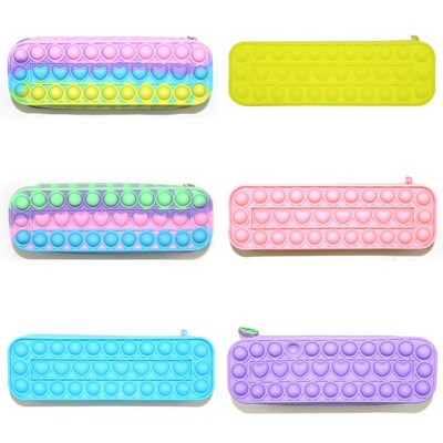 Push Pop Bubble Toy Pencil Case (Imprinting MOQ: 1000 PCS)