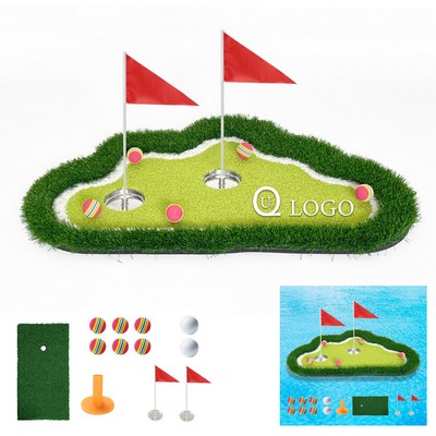 Cloud Shape Floating Golf Putting Green