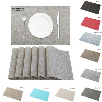 Heat-Resistant PVC Table Mats