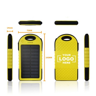 4000mAh Solar Power Bank for Mobile Devices