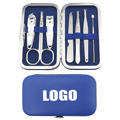 7 In 1 Manicure Sets With Colorful Case