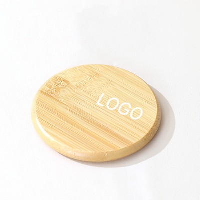 Round Bamboo Coaster For Table