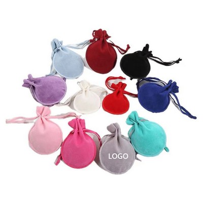 Colorful Velvet Drawstring Pouch