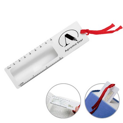 Bookmark Magnifier With Ruler