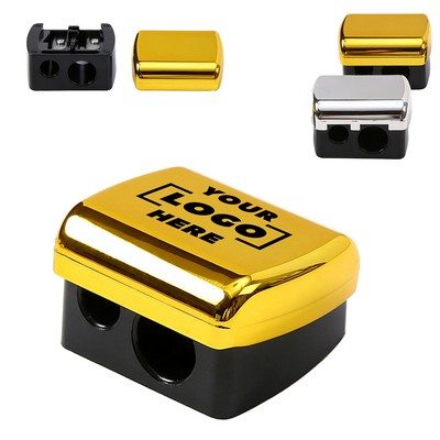 Dual-Hole Makeup Pencil Sharpener