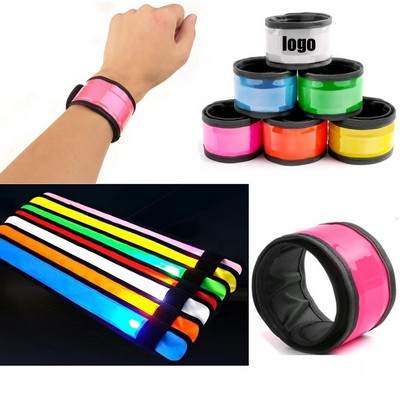 Led Reflective Slap Wristband