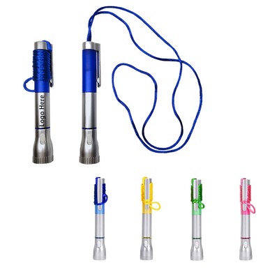 Multifunctional Flashlight Ballpoint Pen