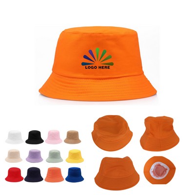 Foldable Cotton Bucket Hat