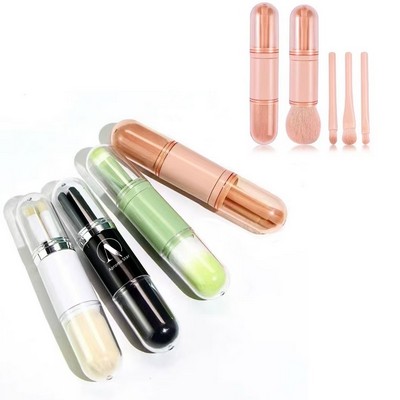 4-in-1 Portable Makeup Brush