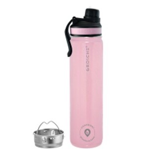 OASIS Infuser Water Bottle - Rose Quartz - 650ml 22 fl oz