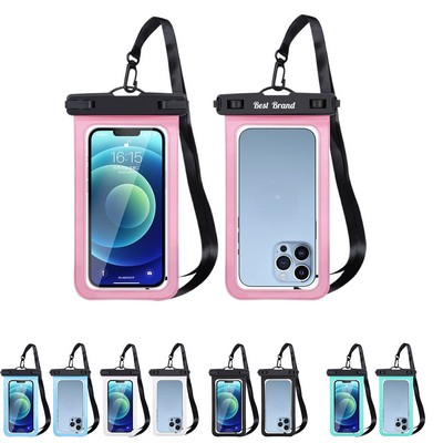 Waterproof Phone Pouch with Crossbody Lanyard