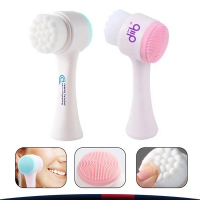 Dual-Sided Face Cleansing Brush