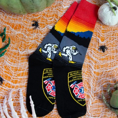 Crew Halloween Socks - Trick or Treat in Spooky Comfort - American Made