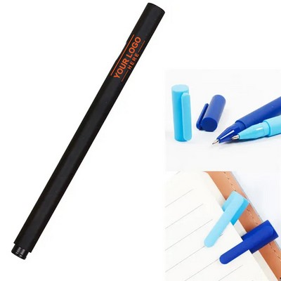 Printing logo spraying glue press gel pen