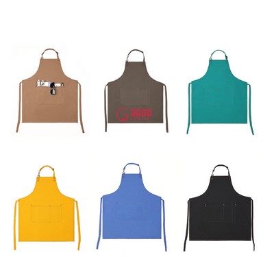 Halterneck Canvas Work Apron