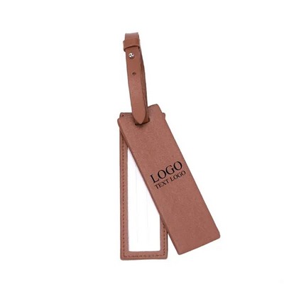 Original Vegan Leather Luggage Tag