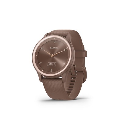 Garmin® Vivomove Sport Fitness Hybrid Smartwatch Cocoa/Peach Gold