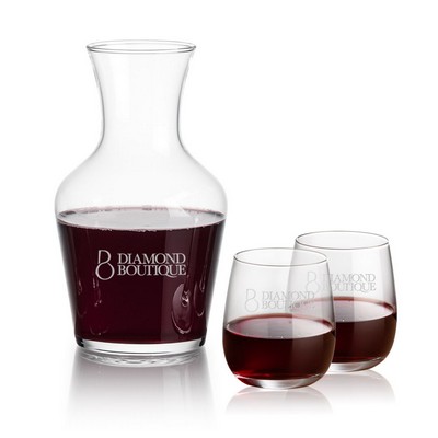 Summit Carafe & Crestview Stemless Wine