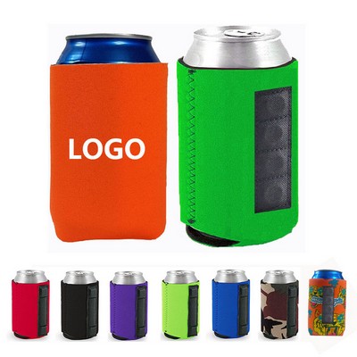 12oz Custom Magnetic Neoprene Beer Soda Can Sleeve