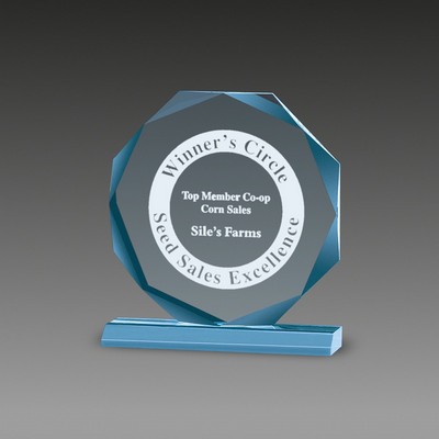 Premium Beveled Octagon Award™ (8"x8¾")