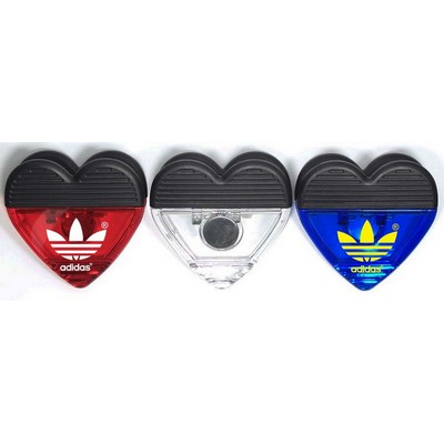 Large Heart Magnetic Memo Clip