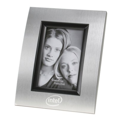 Brushed Aluminum Picture Frame (4"x6")