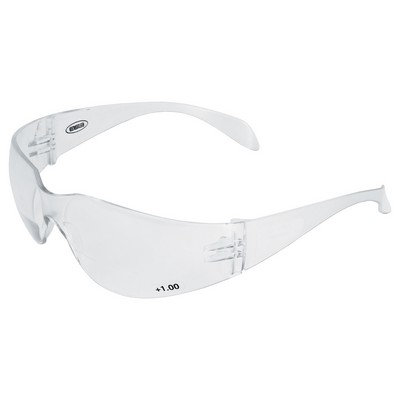 IProtect® Readers Frameless Bifocal Safety Glasses Clear or Gray Lens