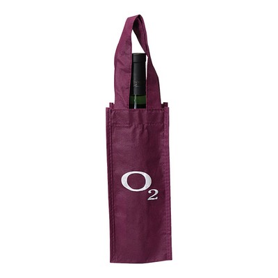 Polypropylene Single Wine Bottle Tote Bag