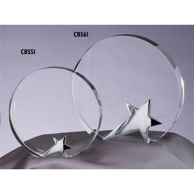 Bright Star Optic Crystal Award (6"x1¼")