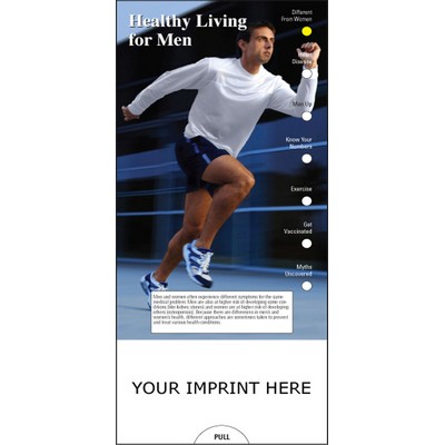 Healthy Living for Men Slide Chart