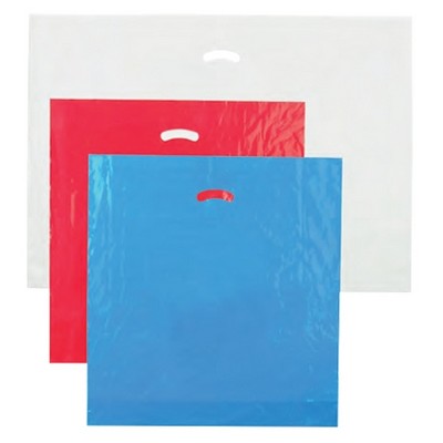 Burgundy Red Super Gloss™ Low Density Single Layer Bag (12"x15")