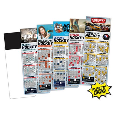 Magna-Card Business Card Magnet - Hockey Schedules (3.5x9)