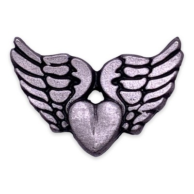 Winged Heart Lapel Pin