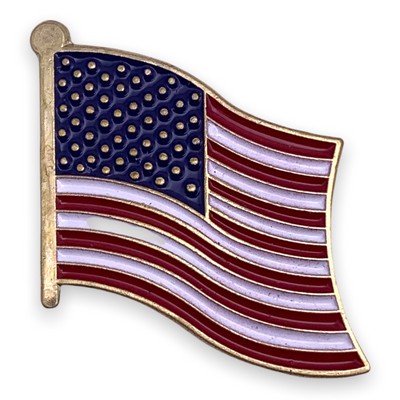 US American Flag Lapel Pin